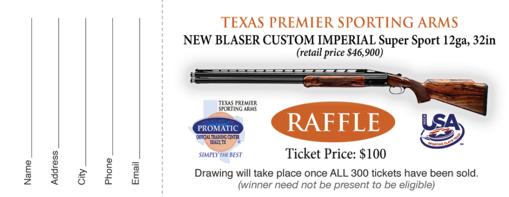 Blaser Shotgun Raffle Texas Premier Sporting Arms gun-raffle-tickets-available-lisburn-community-fire-company